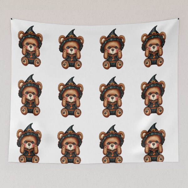 Item preview, Shy bear halloween designed and sold by oumadane.