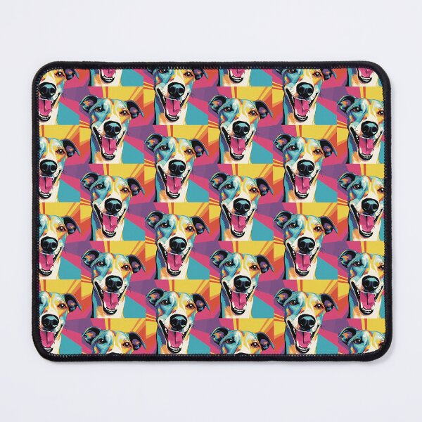 Item preview, Colorful Cartoon Galgo Espanol Greyhound Spanish designed and sold by PiggyBoxer.