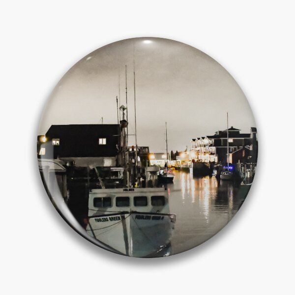 Item preview, Fisherman's Cove at night designed and sold by ECPhotos.