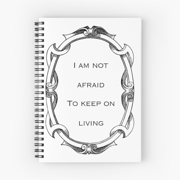 Item preview, I am not Afraid to Keep on Living designed and sold by ChaosTees.