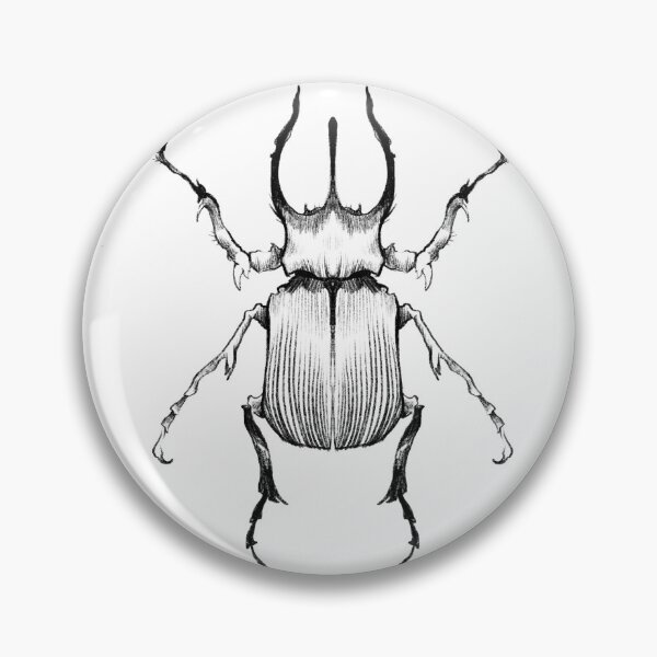 Item preview, Beetle Line Art designed and sold by GripperAndMittz.