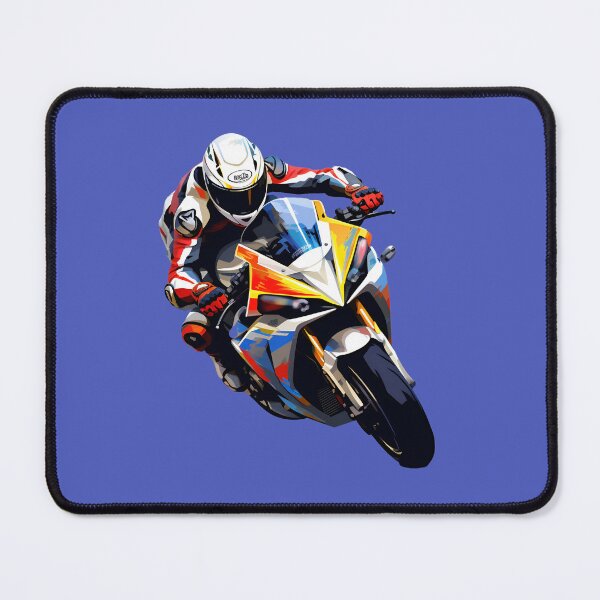 Item preview, Artistic Style Race Motorcycle Sport Motorcycle Racing Motorcycle Bike Painting Drawing Cartoon Style Sports Cars Sticker Art Prints and More designed and sold by Kevin Lou.