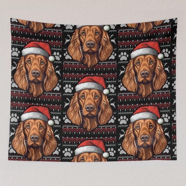 Artikelvorschau, Irish Setter Ugly Sweater Christmas entworfen und verkauft von rafaeltto.