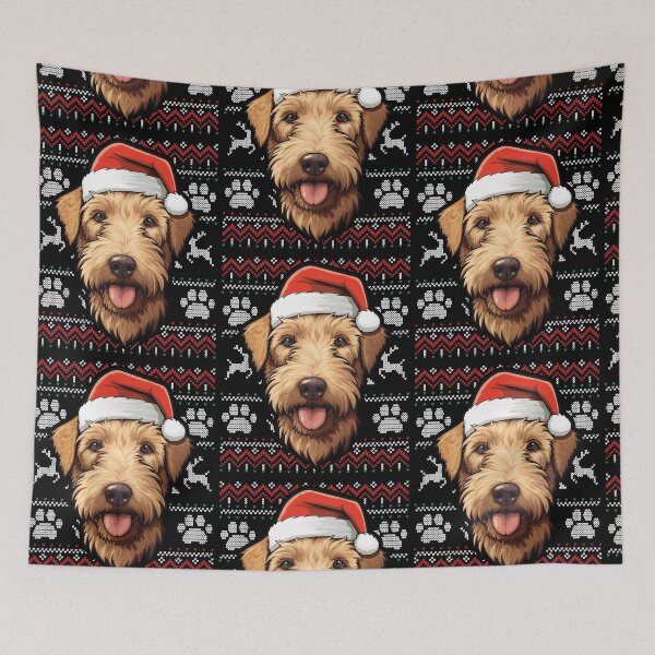 Item preview, Irish Terrier Ugly Sweater Christmas designed and sold by rafaeltto.