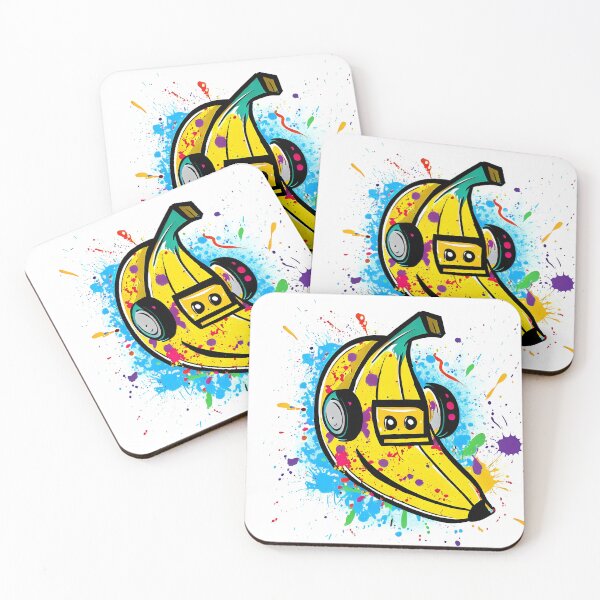 Item preview, Bananaphones, the Banana With Headphones designed and sold by GokaiRedbubble.
