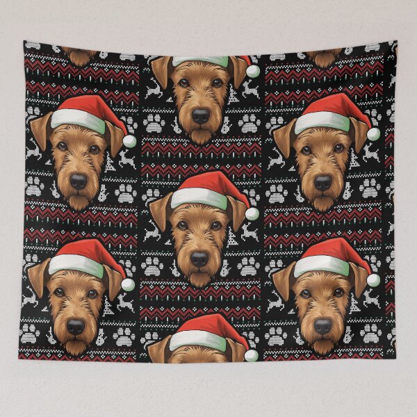 Item preview, Irish Terrier Ugly Sweater Christmas designed and sold by rafaeltto.