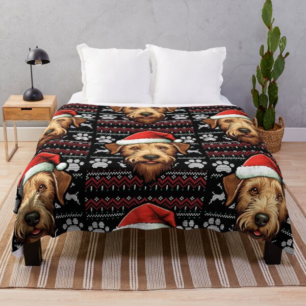 Item preview, Irish Terrier Ugly Sweater Christmas designed and sold by rafaeltto.