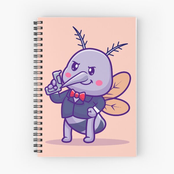 Item preview, Adorable Mosquito with a Water Gun - Cartoon Vector Illustration designed and sold by hjian8219.