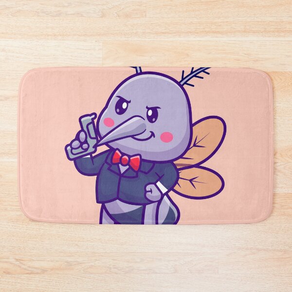 Item preview, Adorable Mosquito with a Water Gun - Cartoon Vector Illustration designed and sold by hjian8219.