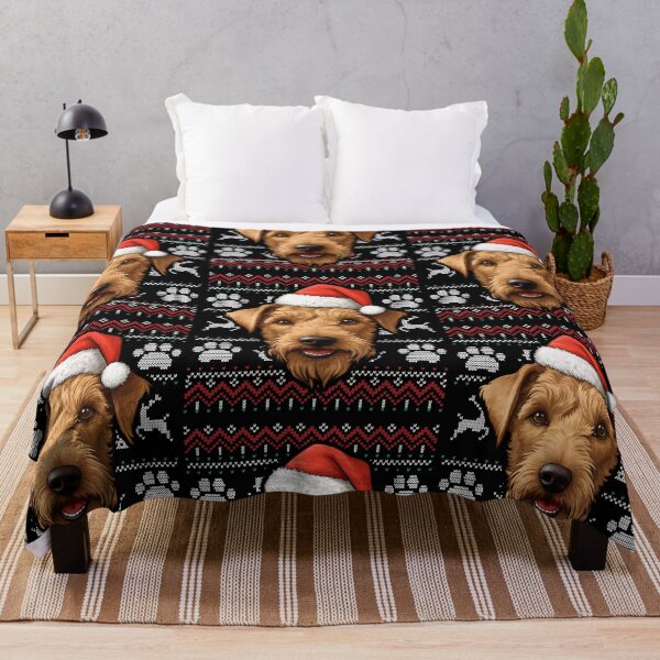 Item preview, Irish Terrier Ugly Sweater Christmas designed and sold by rafaeltto.