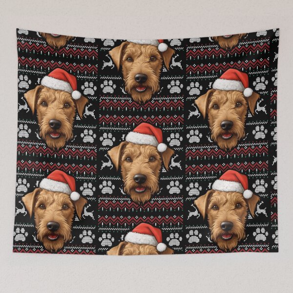 Item preview, Irish Terrier Ugly Sweater Christmas designed and sold by rafaeltto.