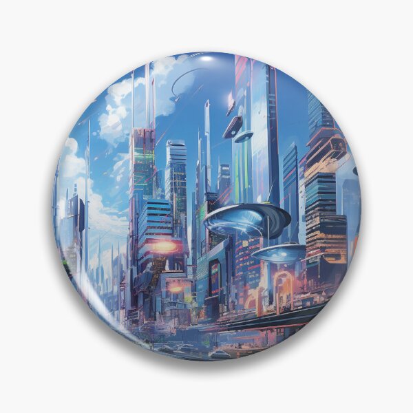 Item preview, Abstract Futuristic Metropolis designed and sold by MSMMart.