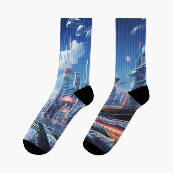 Item preview, Abstract Futuristic Metropolis designed and sold by MSMMart.