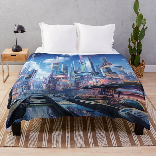 Item preview, Abstract Futuristic Metropolis designed and sold by MSMMart.