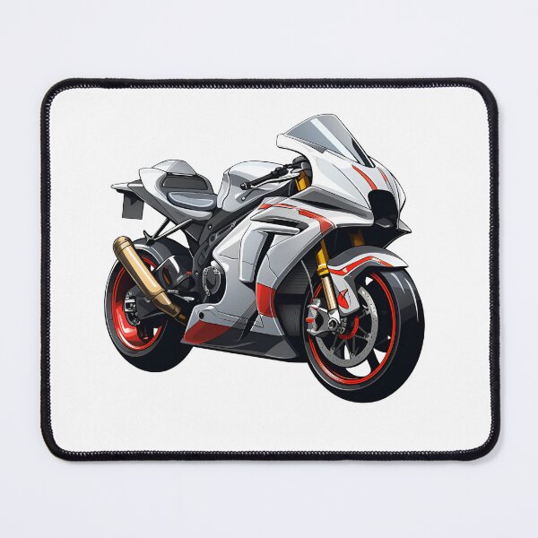 Item preview, Artistic Style Race Motorcycle Sport Motorcycle Racing Motorcycle Bike Painting Drawing Cartoon Style Sports Cars Sticker Art Prints and More designed and sold by Kevin Lou.