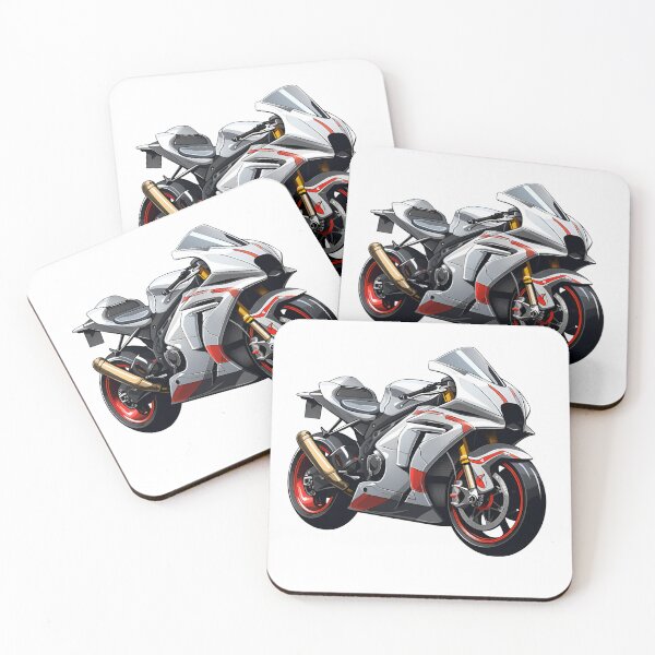 Item preview, Artistic Style Race Motorcycle Sport Motorcycle Racing Motorcycle Bike Painting Drawing Cartoon Style Sports Cars Sticker Art Prints and More designed and sold by Kevin Lou.