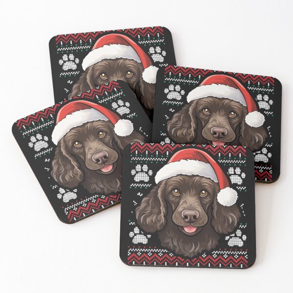 Item preview, Irish Water Spaniel Ugly Sweater Christmas designed and sold by rafaeltto.