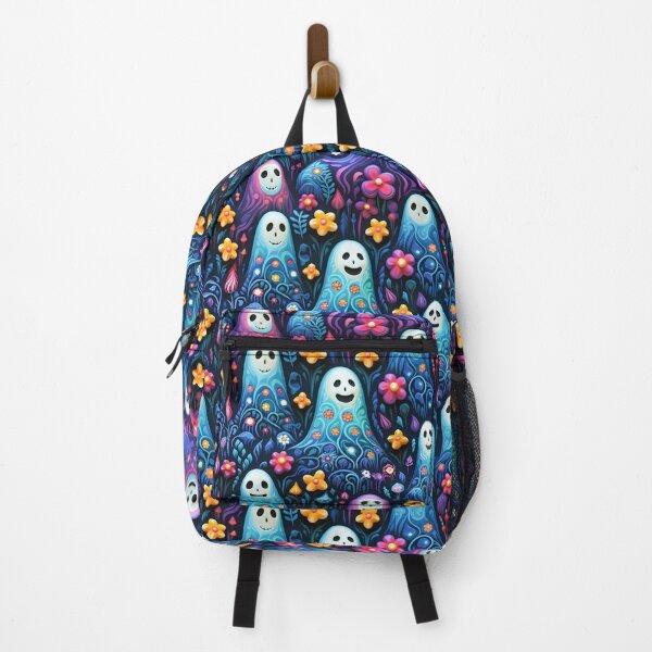 Item preview, Cute Ghost Floral Halloween Pattern designed and sold by TriarArt.