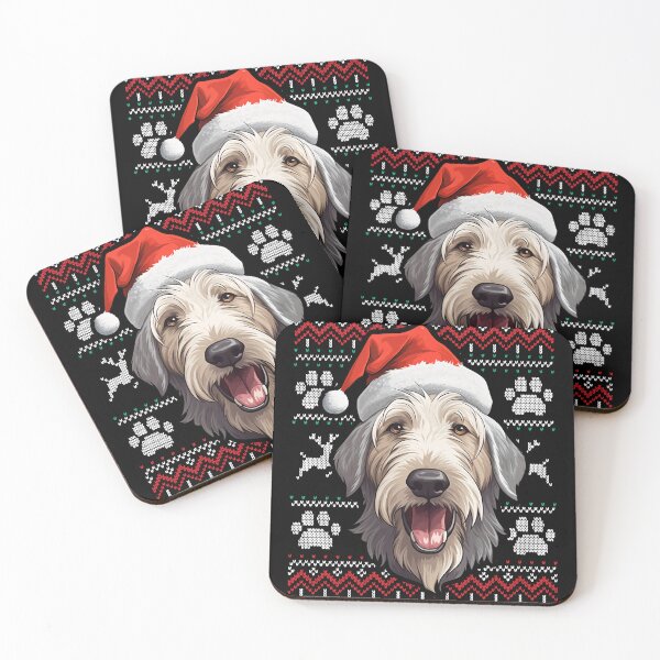Item preview, Irish Wolfhound Ugly Sweater Christmas designed and sold by rafaeltto.