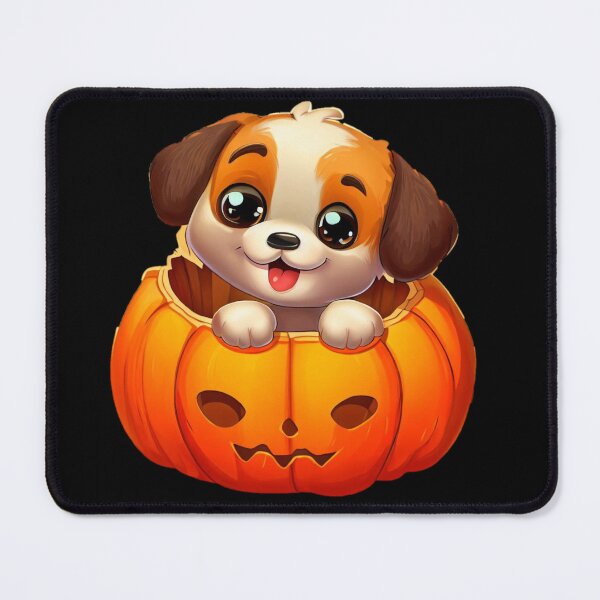 Item preview, High Quality Hallween dog in a pumpkin designed and sold by WooshiArt.