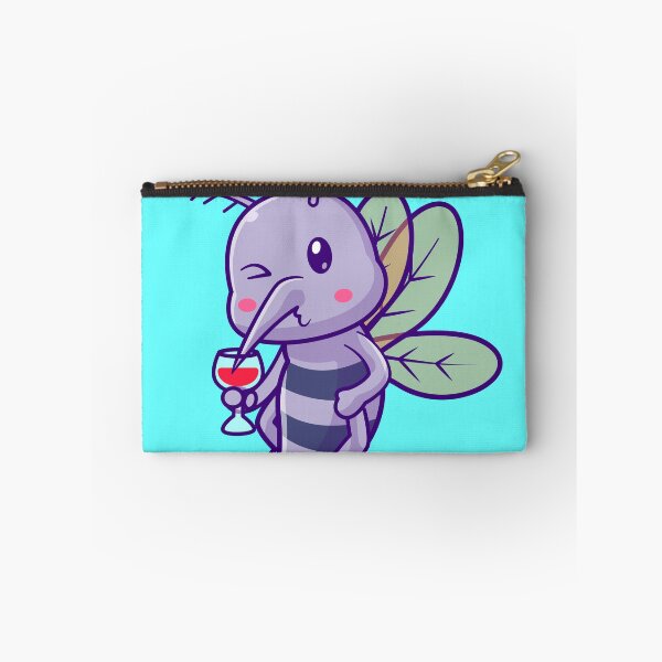 Item preview, Adorable Mosquito Drinking Blood - Cartoon Vector Illustration designed and sold by hjian8219.