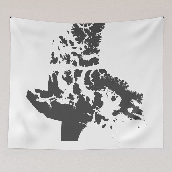 Item preview, Nunavut Love in Charcoal designed and sold by Maren Misner.