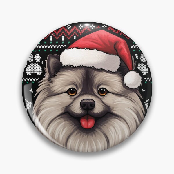Item preview, Keeshond Ugly Sweater Christmas designed and sold by rafaeltto.