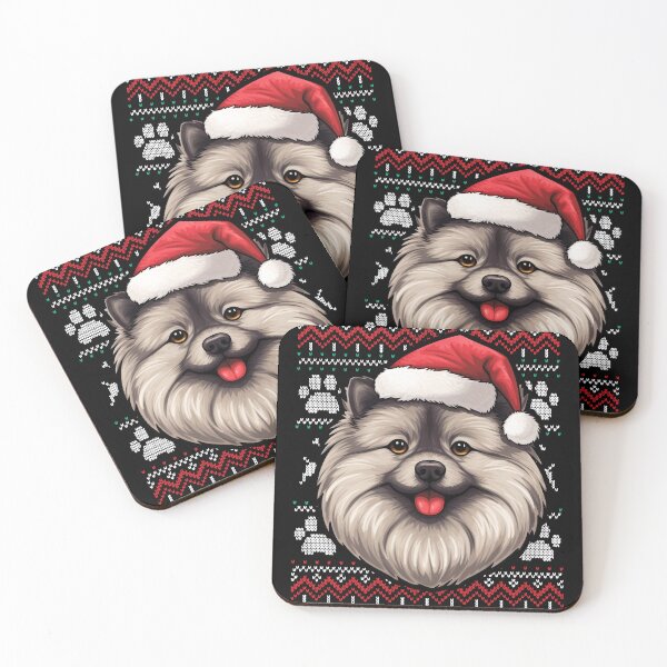 Item preview, Keeshond Ugly Sweater Christmas designed and sold by rafaeltto.