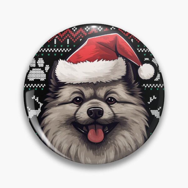 Item preview, Keeshond Ugly Sweater Christmas designed and sold by rafaeltto.