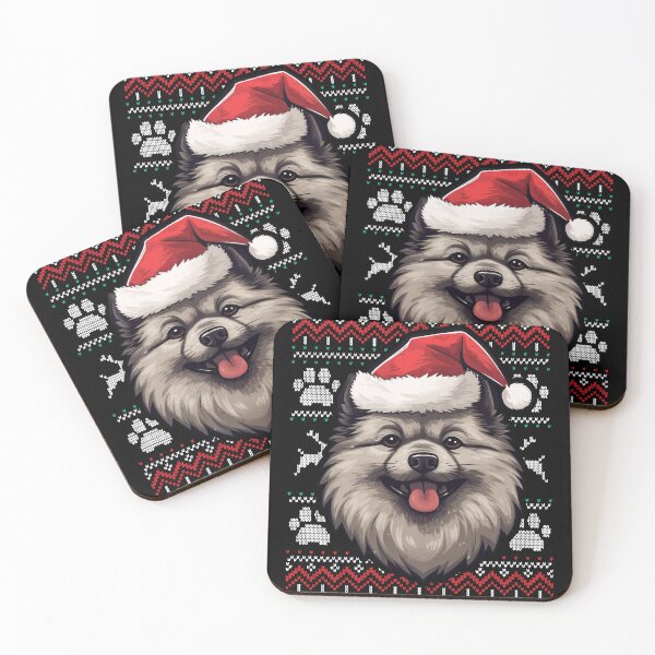Item preview, Keeshond Ugly Sweater Christmas designed and sold by rafaeltto.