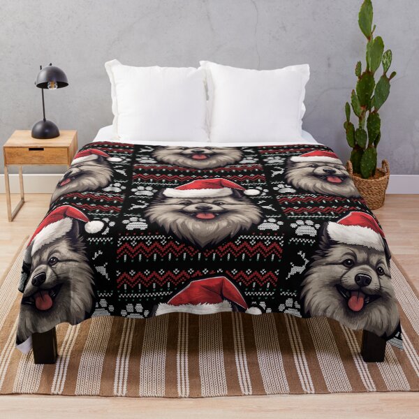 Item preview, Keeshond Ugly Sweater Christmas designed and sold by rafaeltto.
