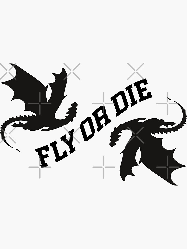 Fly or Die Fourth Wing Poster for Sale by ArtisticPen-art