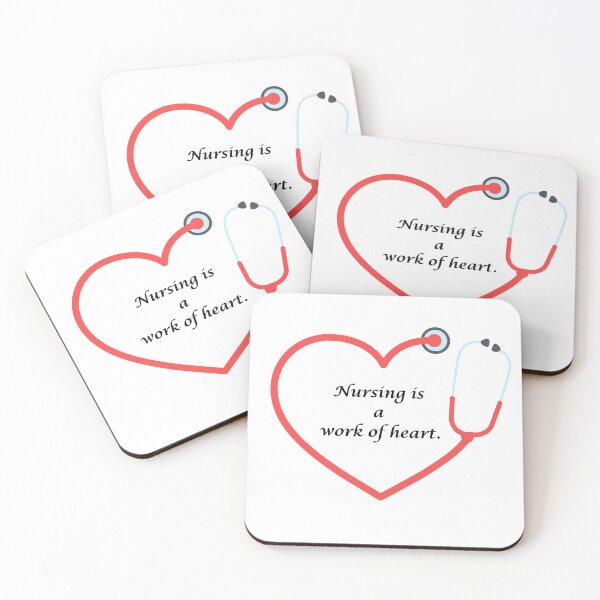 Item preview, Nursing is a work of heart designed and sold by ChaosTees.