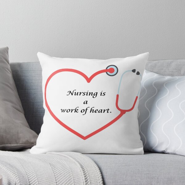 Item preview, Nursing is a work of heart designed and sold by ChaosTees.