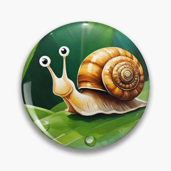 Item preview, Quizzical snail designed and sold by AJSRPrints.