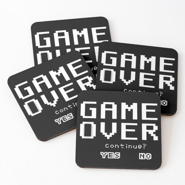 Item preview, game over designed and sold by PIXEL & TINTA.
