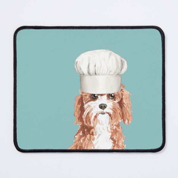 Item preview, Cavapoo Dog with Chefs hat  designed and sold by beastieboutique.