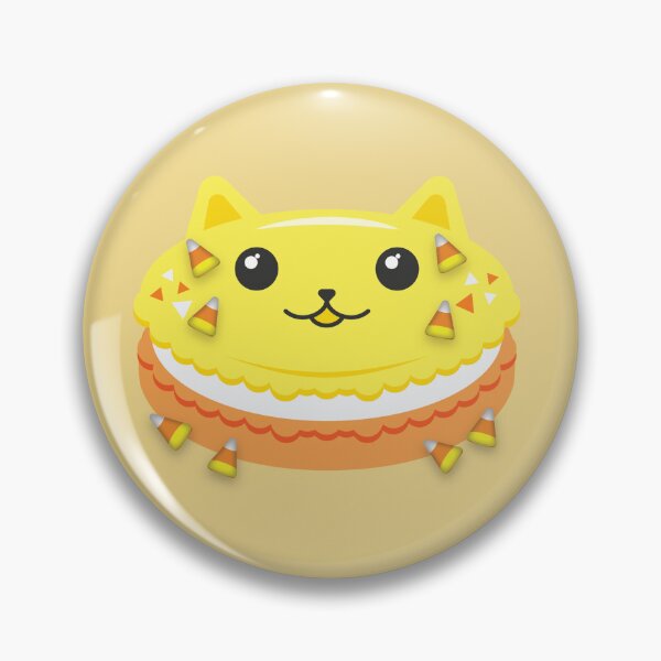 Item preview, Candy Corn Halloween Cute Kawaii Catarons Cat French Macarons Pastry Clipart designed and sold by sehana.