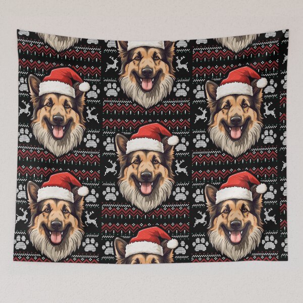 Item preview, King Shepherd Ugly Sweater Christmas designed and sold by rafaeltto.