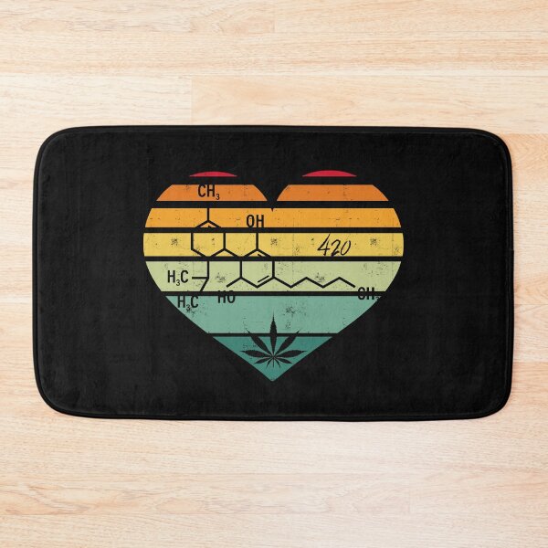 Item preview, Molécula de THC del corazón retro designed and sold by AAcrew.
