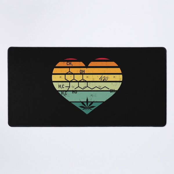Item preview, Retro Heart THC Molecule designed and sold by AAcrew.
