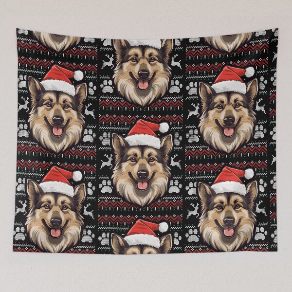 Item preview, King Shepherd Ugly Sweater Christmas designed and sold by rafaeltto.