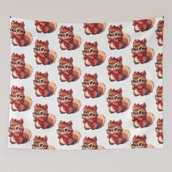 Item preview, Kawaii Squirrel Christmas designed and sold by akeefembudoj.