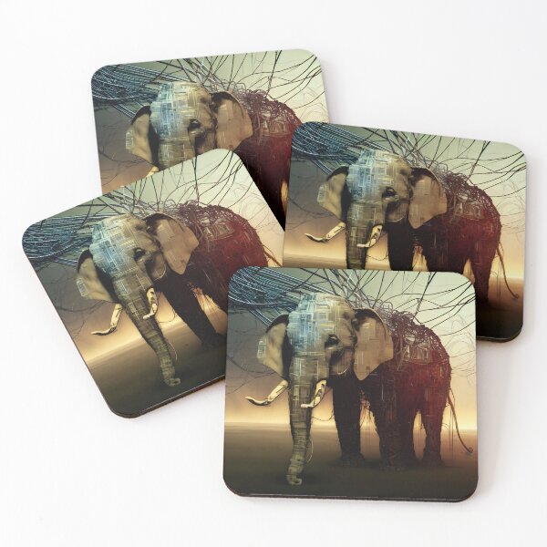 Artikelvorschau, Elektronischer Elefant entworfen und verkauft von GokaiRedbubble.