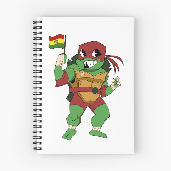 Aperçu de l'œuvre ROTTMNT Raph avec drapeau bolivien créée et vendue par scriteberryz.