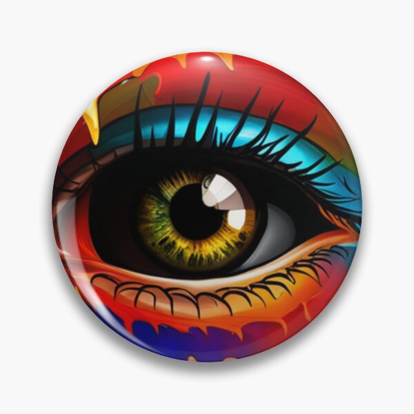 Item preview, Vibrant Visions A Liquid Art Eye Design designed and sold by Posivibez Designs.