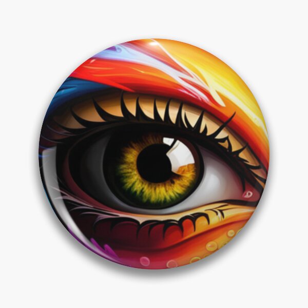 Item preview, Vibrant Visions A Liquid Art Eye Design designed and sold by Posivibez Designs.