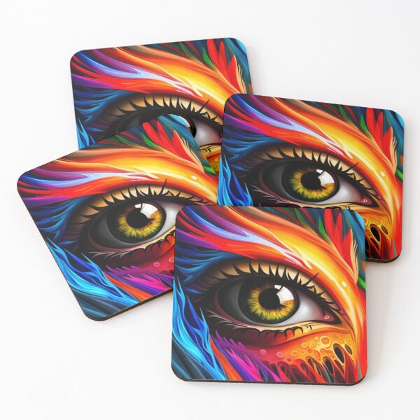 Item preview, Vibrant Visions A Liquid Art Eye Design designed and sold by Posivibez Designs.