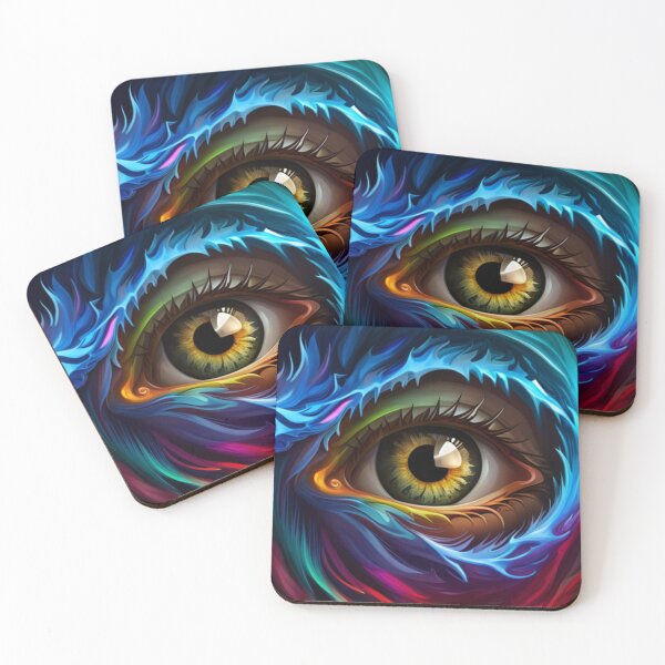 Item preview, Vibrant Visions A Liquid Art Eye Design designed and sold by Posivibez Designs.