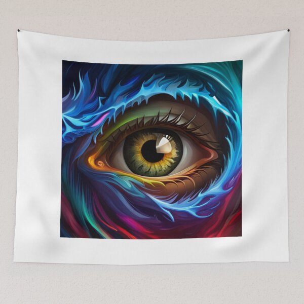 Item preview, Vibrant Visions A Liquid Art Eye Design designed and sold by Posivibez Designs.